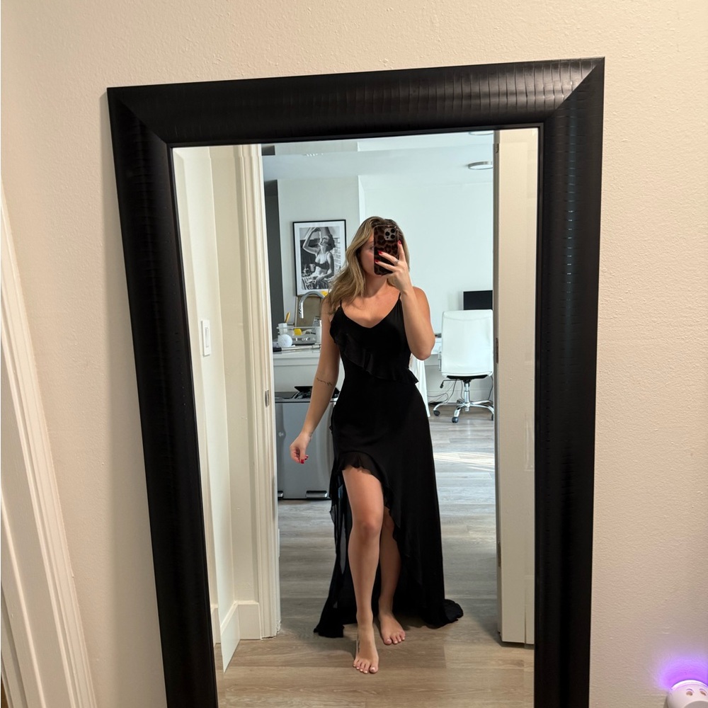 White Fox Boutique Black High Low Dress